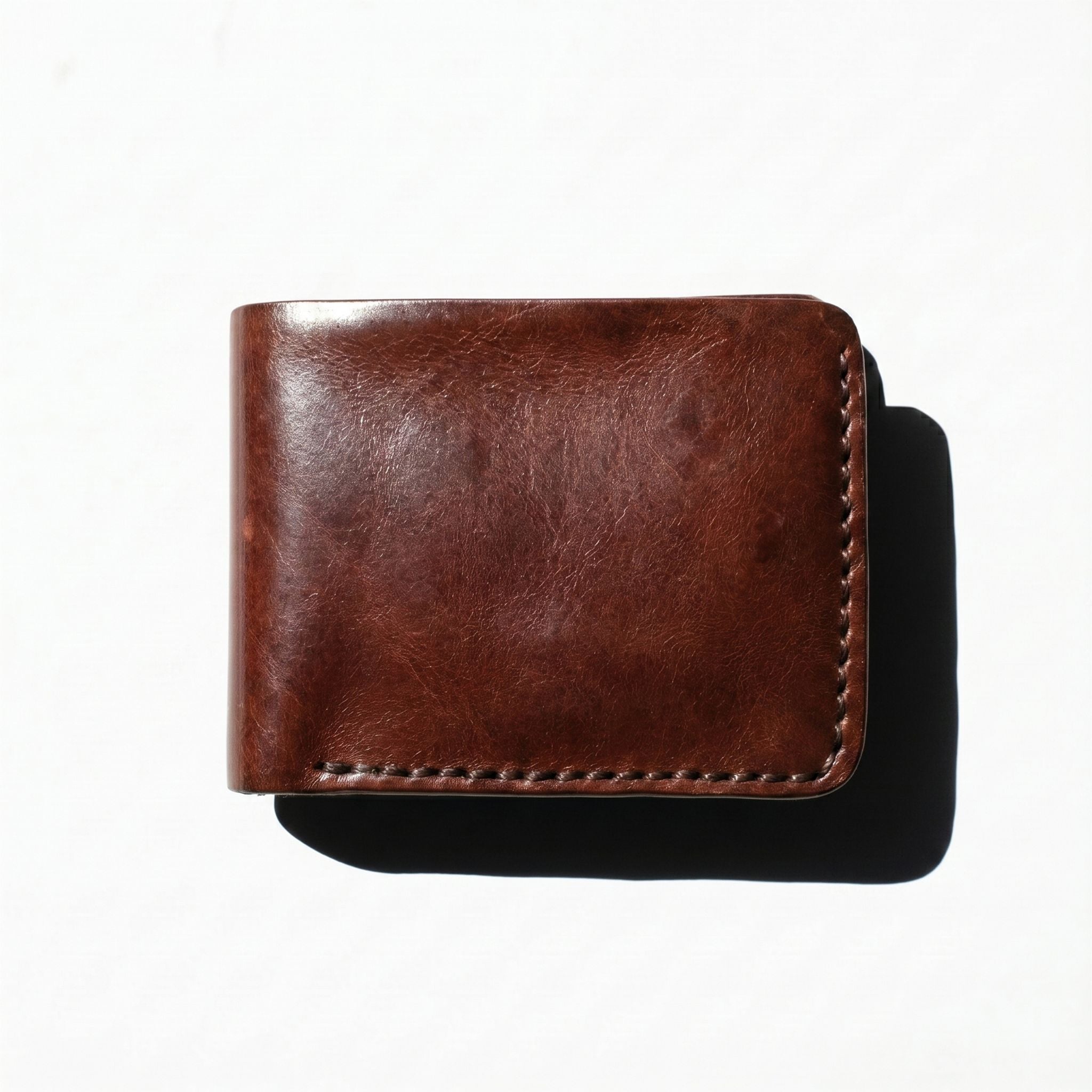 Monroe Aged Bifold | Distressed Tan Genuine Leather Wallet