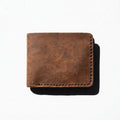 Russet Vintage Bifold | Brown Full Grain Leather Wallet Men