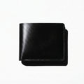Midnight Obsidian Bifold | Black Genuine Leather Wallet Men