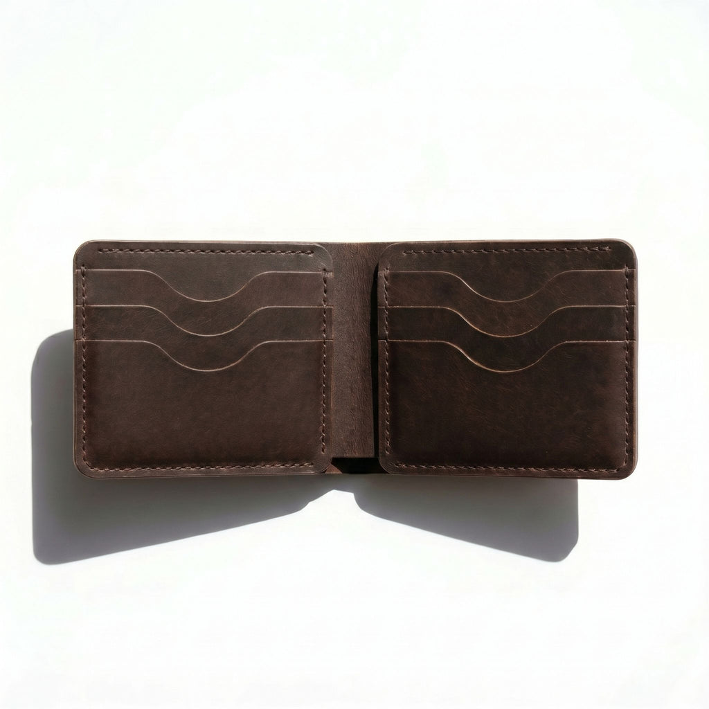 Espresso Heritage Bifold | Dark Brown Full Grain Leather Wallet