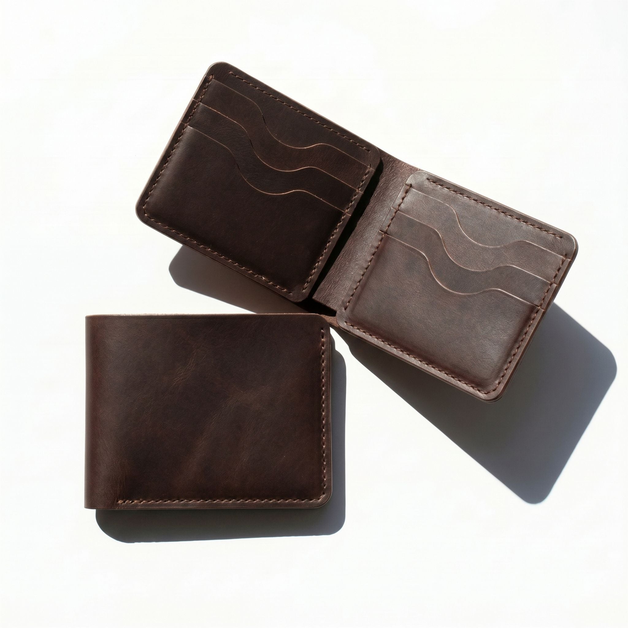 Espresso Heritage Bifold | Dark Brown Full Grain Leather Wallet