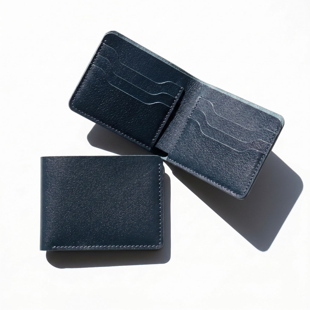 Navy Executive Bifold | Unique Leather Wallet for Men